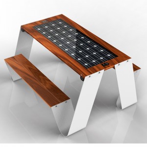 Ulkona piknikpöytä aurinkopenkki valmistaja Smart tuoli toimittaja